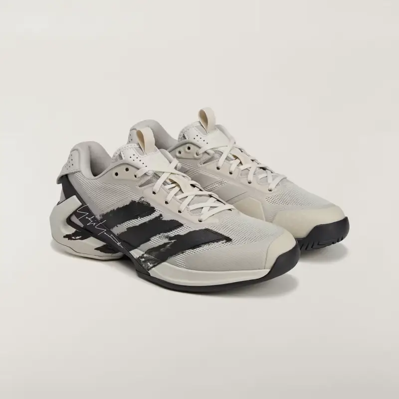 Scarpe Y3 da tennis Adizero Ubersonic 5 Orbit Grey miniatura 4