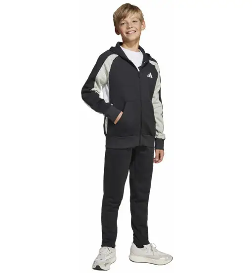 Seasonal Essentials Colorblock Fleece Jr - tuta sportiva - ragazzo Black
