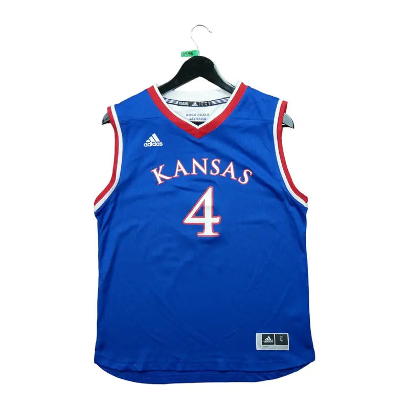 Second hand - Maglia NCAA dei Kansas Jayhawks Adidas - Stato molto buono | Adidas Blu