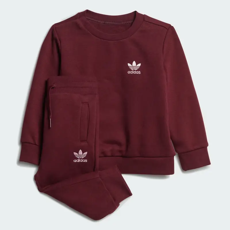 Set adicolor Crew Maroon