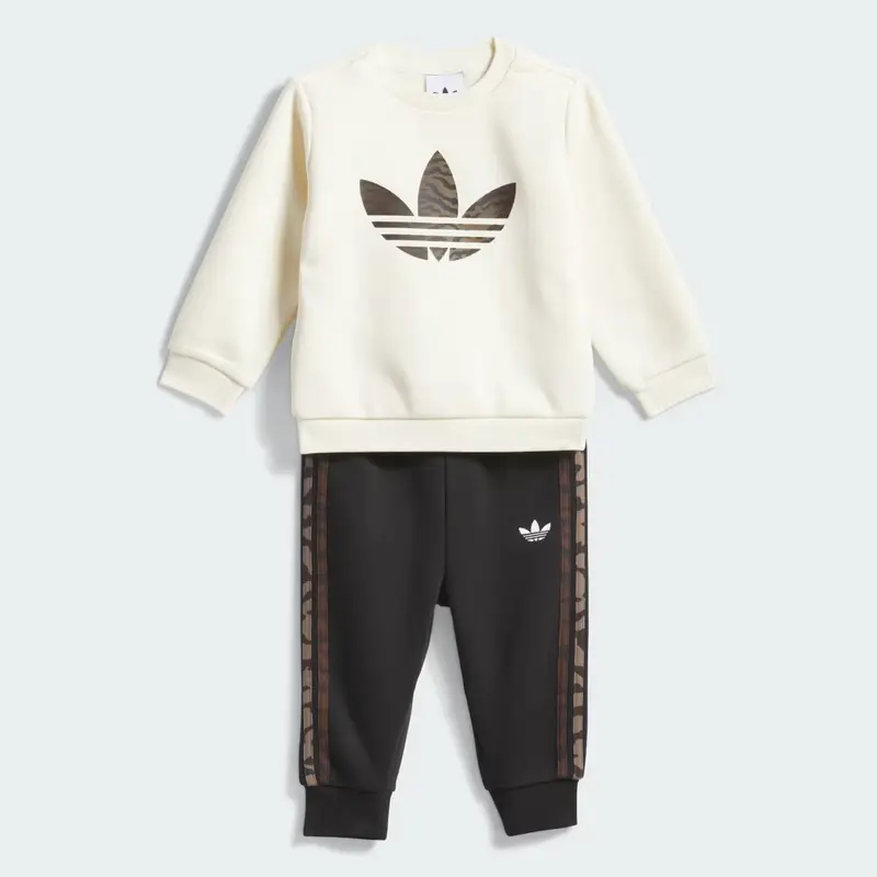 SET CREW LARGO Cream White