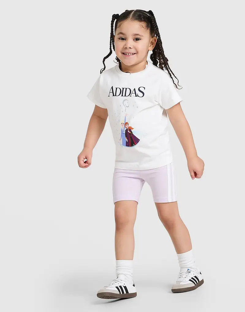 Set da Maglietta e Pantaloncini Frozen Neonato, bianco