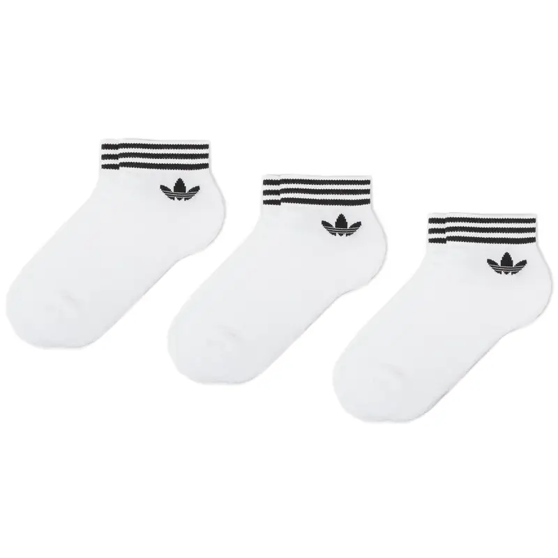 Set di 3 paia di calzini corti unisex adidas Tref Ank Sck Hc EE1152 Bianco