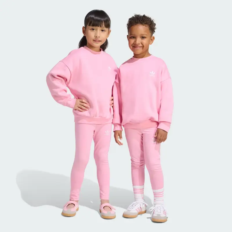 SET DI LEGGINGS E FELPA OVERSIZE Light Pink