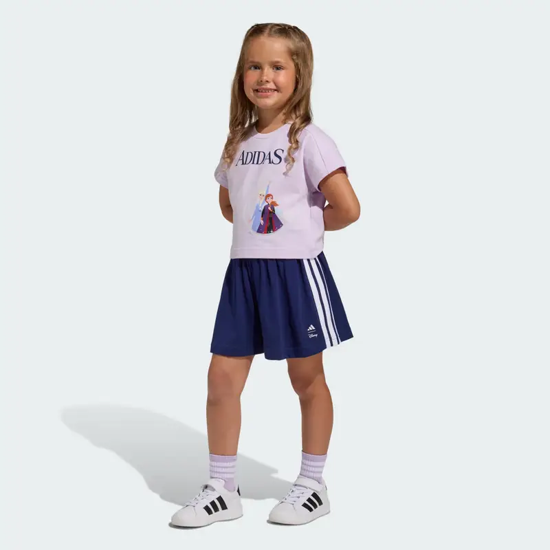 SET DI MAGLIETTE ADIDAS DISNEY FROZEN Ice Lavender