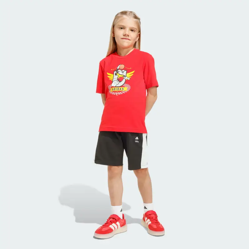SET DI T-SHIRT ADIDAS DISNEY TOPOLINO Pure Ruby miniatura 3