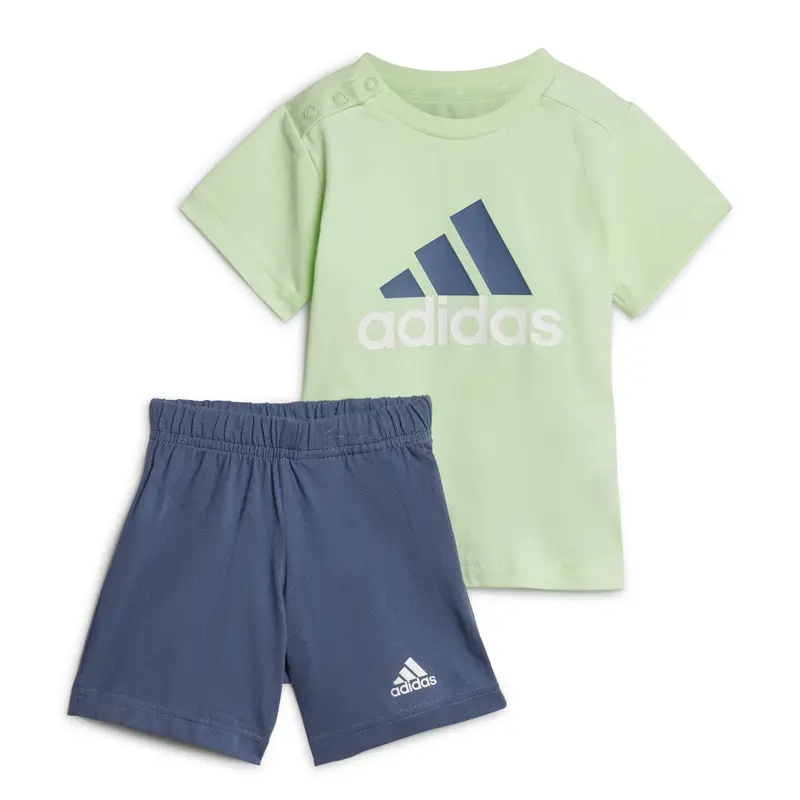 Set di T-shirt e Short da bambino adidas Essentials Organic Logo Vert