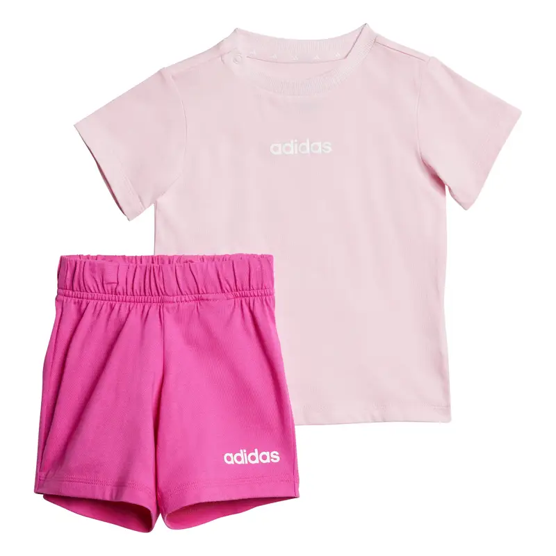 Set di T-shirt e Short da bambino adidas Essentials Rose