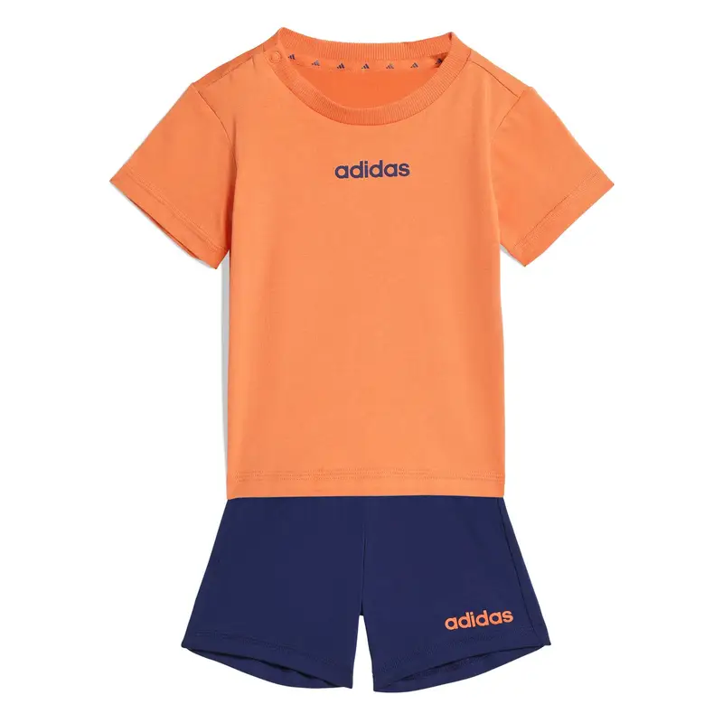 Set di T-shirt e Shorts da bambino adidas Essentials Orange