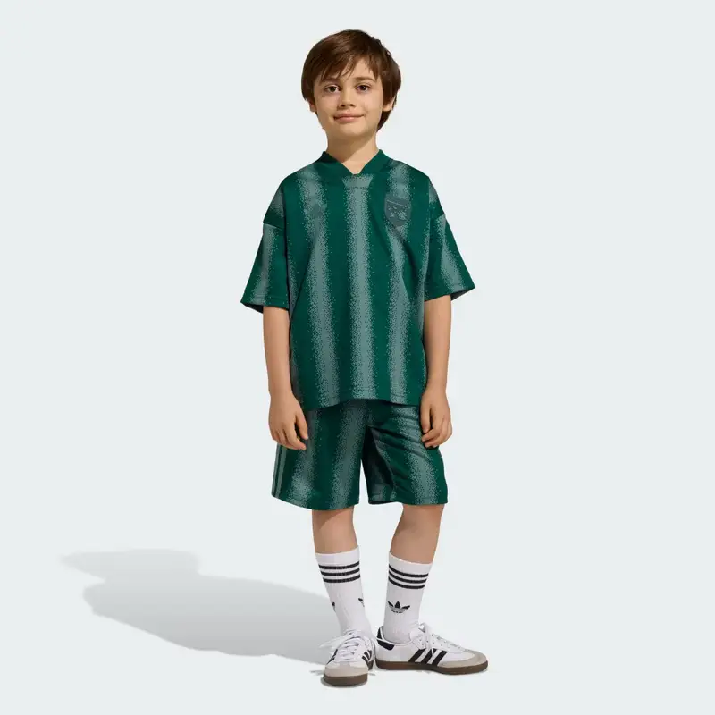 SET DI T-shirt Oversized Short ADIDAS MINECRAFT Collegiate Green miniatura 3