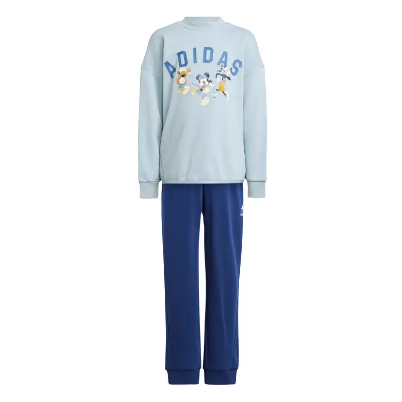 Set Felpa e Pantaloni sportivi per bambino adidas Disney Mickey Mousse Bleu