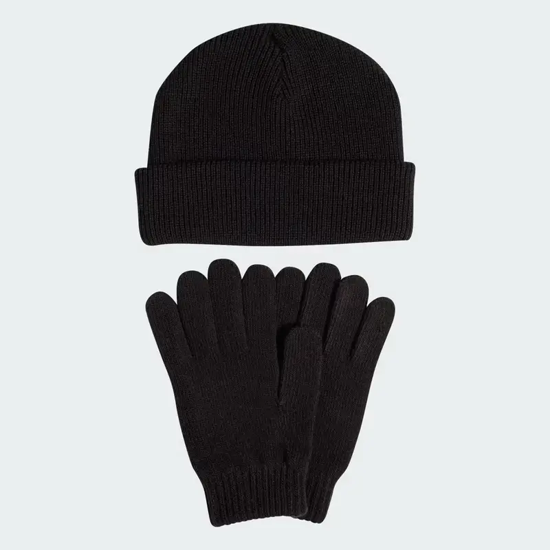 Set Glove + Beanie Black