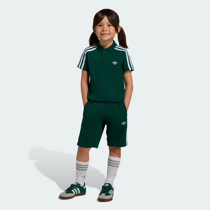 Set maglietta a maniche corte e polo Collegiate Green miniatura 3