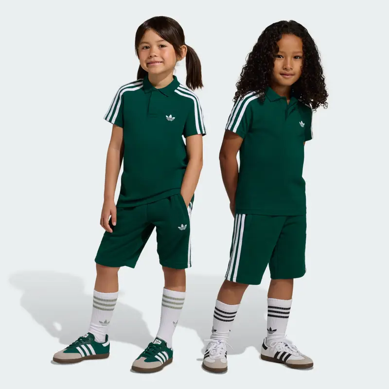 Set maglietta a maniche corte e polo Collegiate Green