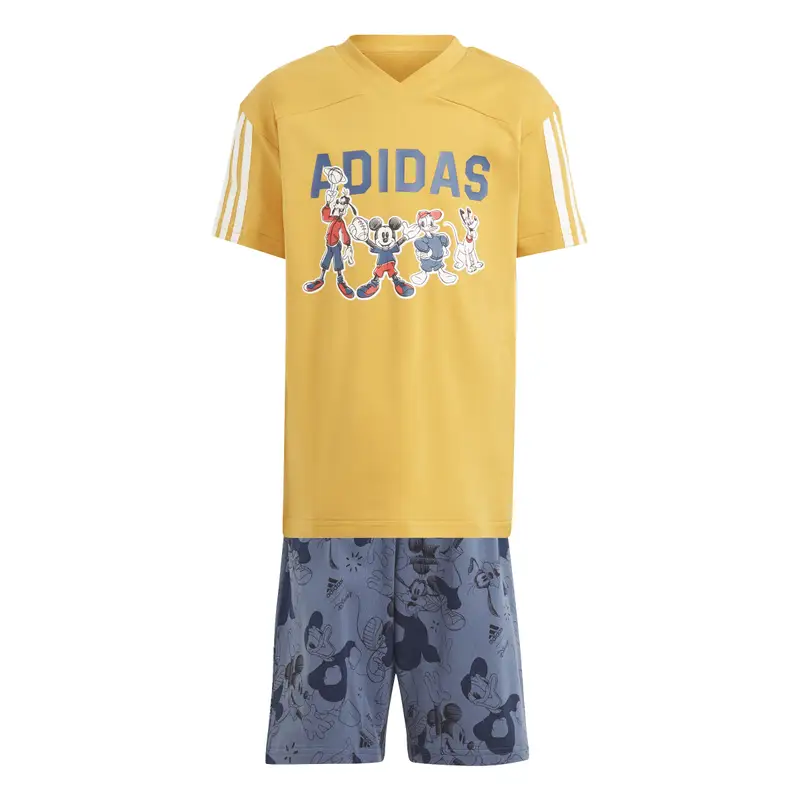 Set maglietta e Short da bambino adidas Disney Mickey Mouse Jaune