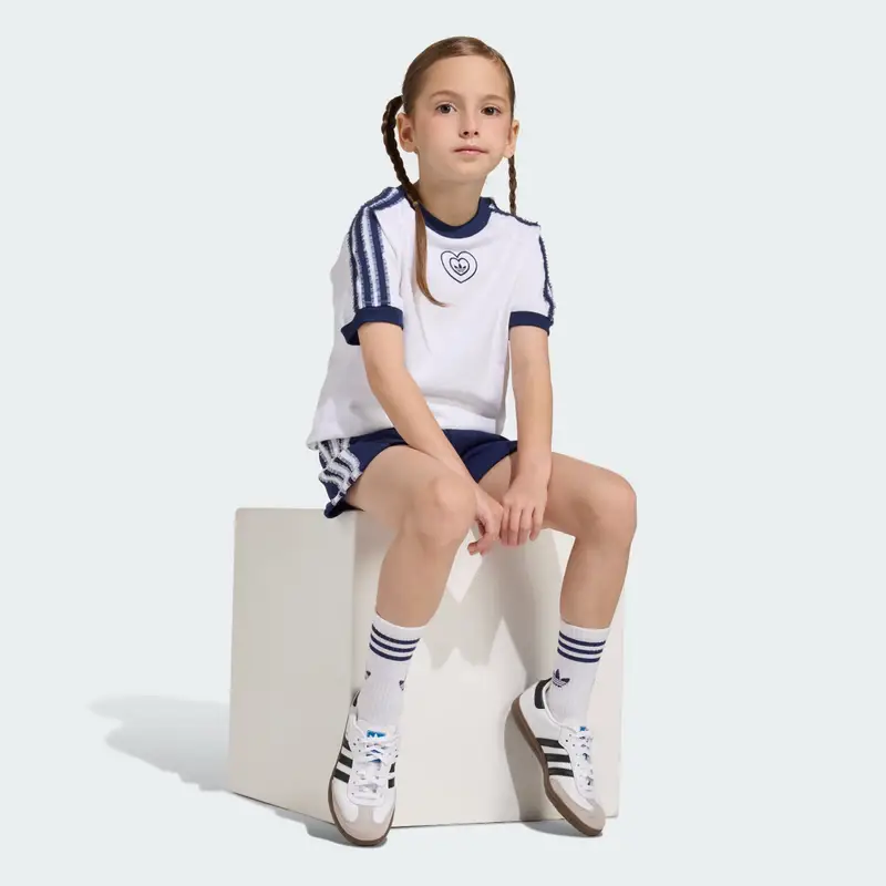 SET T-SHIRT E SHORT ADIDAS DISNEY White miniatura 3