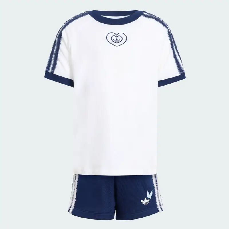 SET T-SHIRT E SHORT ADIDAS DISNEY White miniatura 4