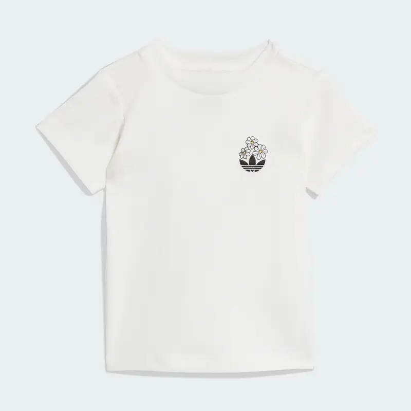SET T-SHIRT E SHORT ADIDAS DISNEY White miniatura 2