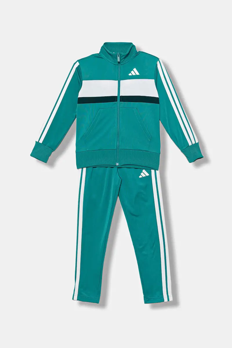 set tuta da ginnastica per bambini colore verde JN2245 miniatura 2