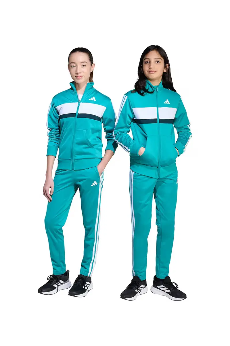 set tuta da ginnastica per bambini colore verde JN2245