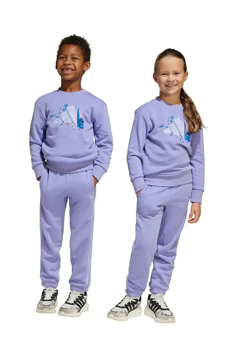 set tuta da ginnastica per bambini colore violetto JD4561