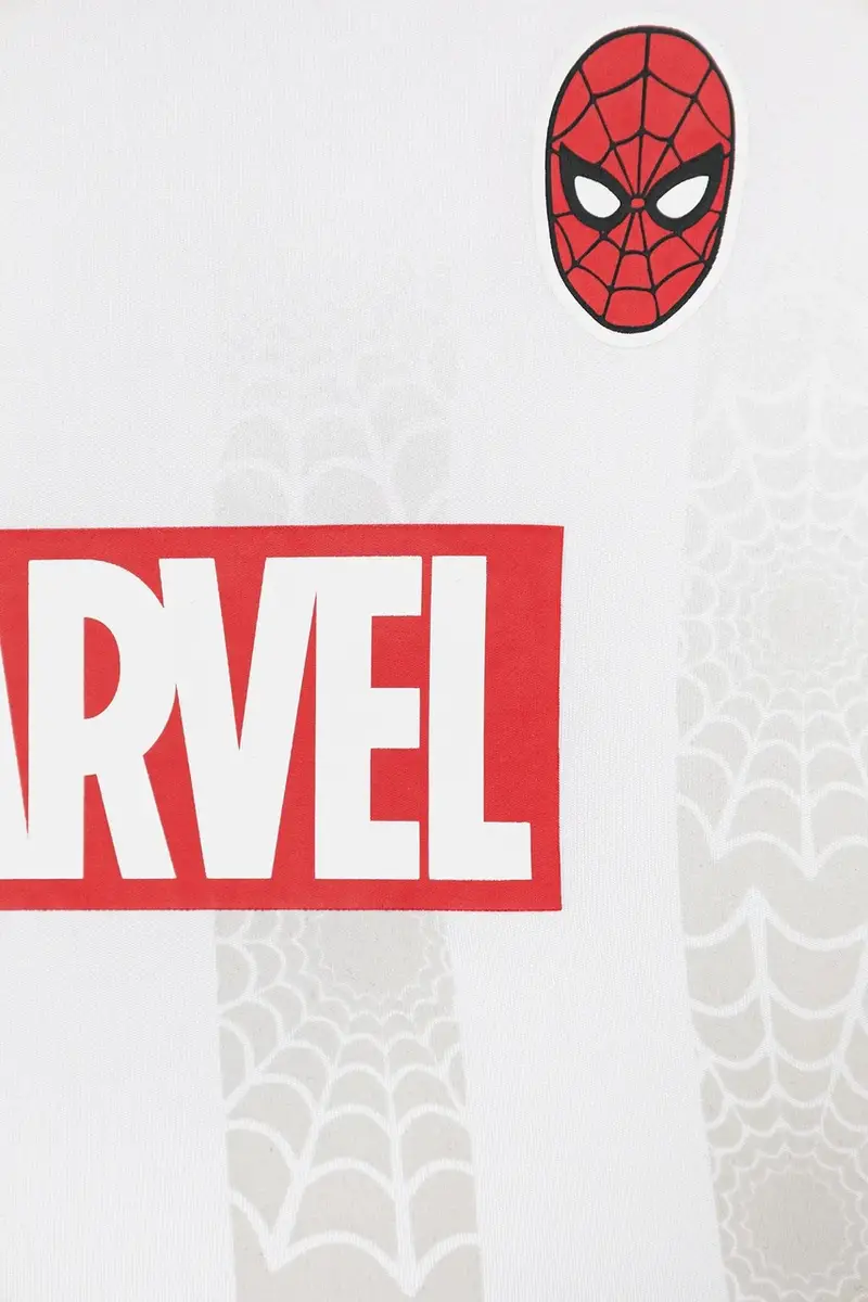 set tuta da ginnastica per bambini Marvel colore beige JM0807 miniatura 5