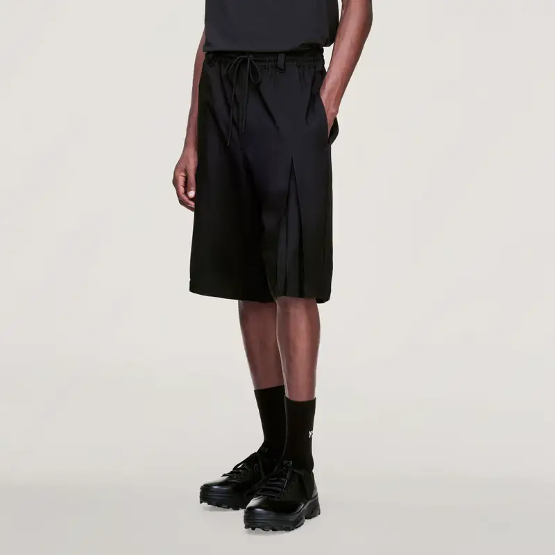 SHORT A PIEGHE Y-3 SPORT UNIFORM Black miniatura 4