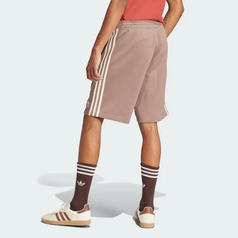 Short adicolor 3-Stripes Trace Brown miniatura 2