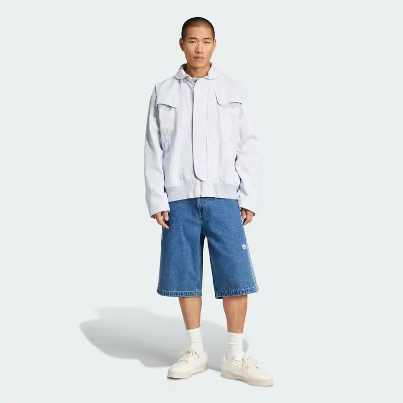 Short adicolor Denim Firebird Medium Blue Denim miniatura 3