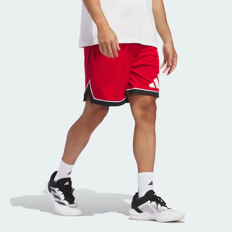 Short adidas Basketball Badge of Sport Team Power Red miniatura 3