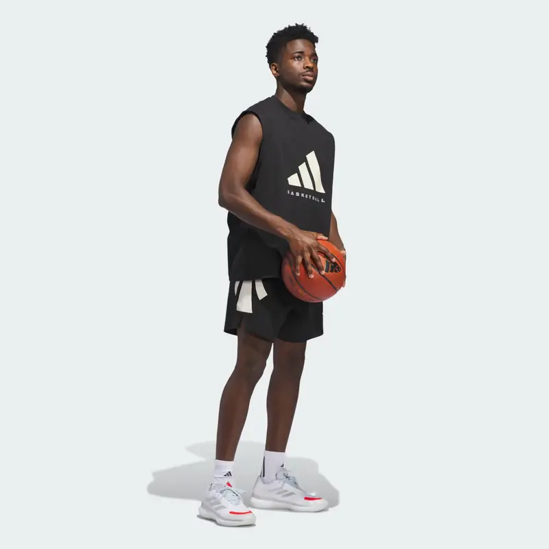 Short adidas Basketball Spacer (Neutral) Black miniatura 3
