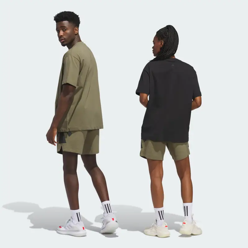 Short adidas Basketball Spacer (Neutral) Olive Strata miniatura 2