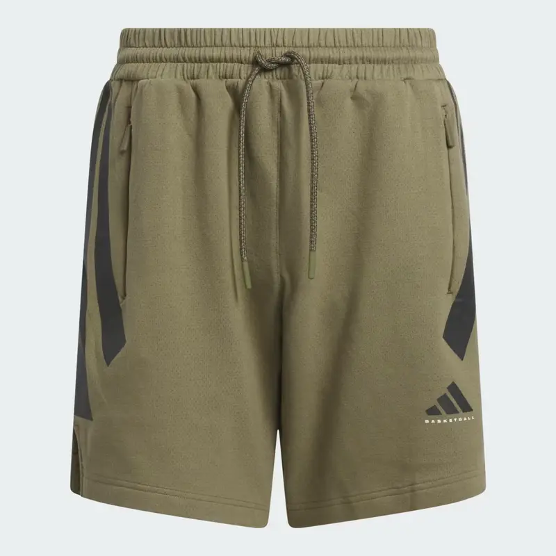 Short adidas Basketball Spacer (Neutral) Olive Strata miniatura 4
