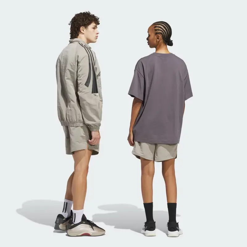 Short adidas Basketball Woven (Neutral) Putty Beige miniatura 3