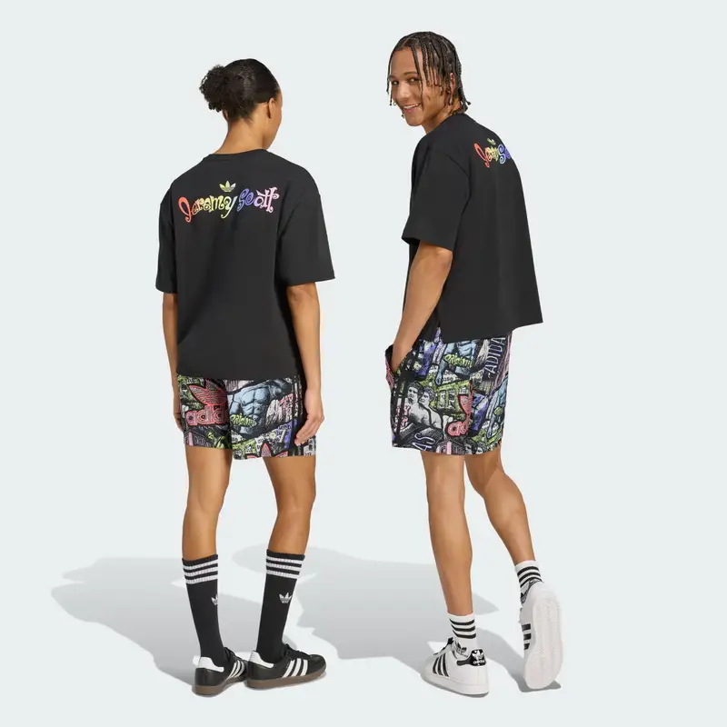 Short adidas X Jeremy Scott Pride AOP Multicolor miniatura 2