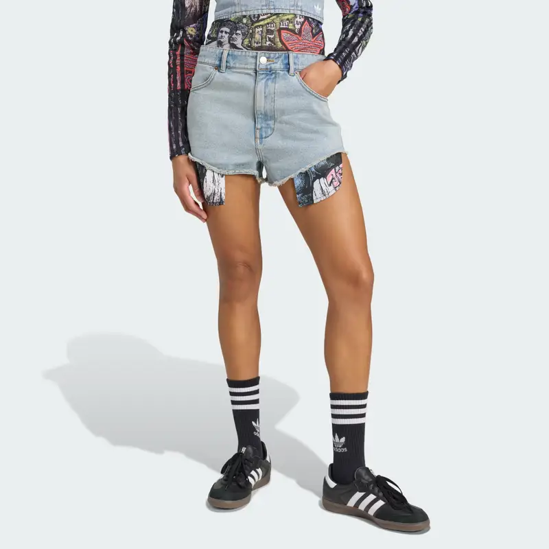 Short adidas X Jeremy Scott Pride Denim Indigo Denim