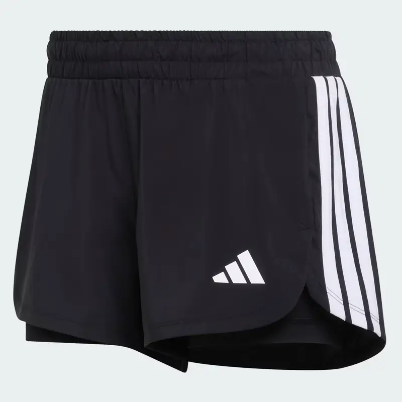 Short allenamento Pacer Woven 2in1 Black miniatura 4