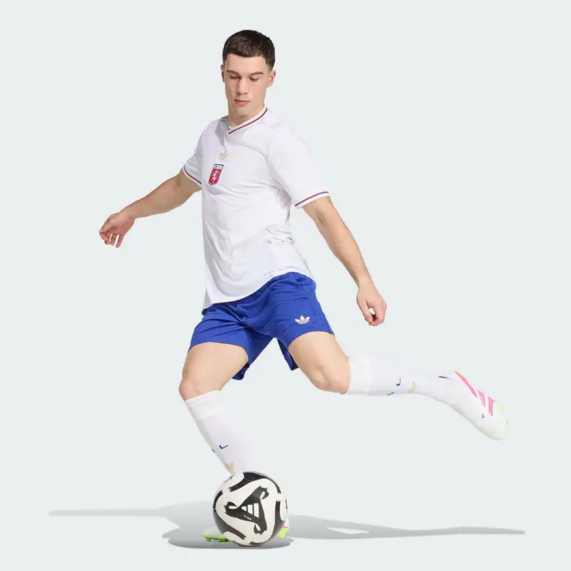 Short anniversario Olympique Lyonnais Semi Lucid Blue miniatura 3