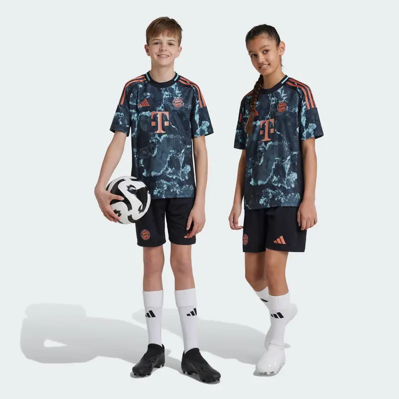 Short Away 24/25 Junior FC Bayern München | Adidas Nero