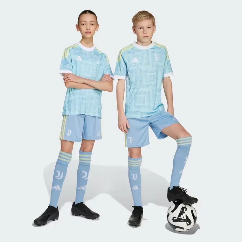 Short Away 25/26 Kids Juventus Ash Blue