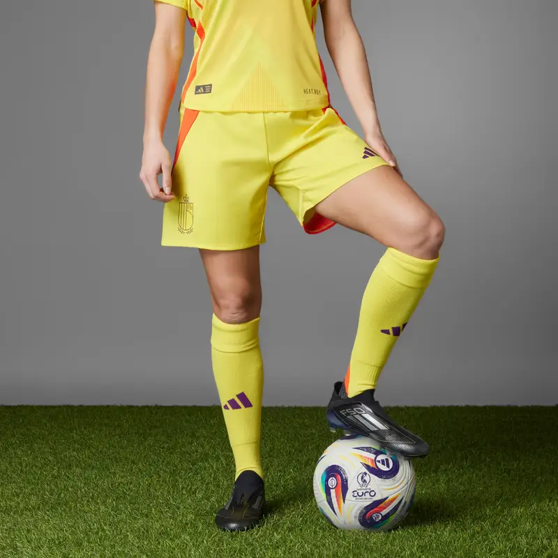 Short Away Authentic 25 Belgium Impact Yellow
