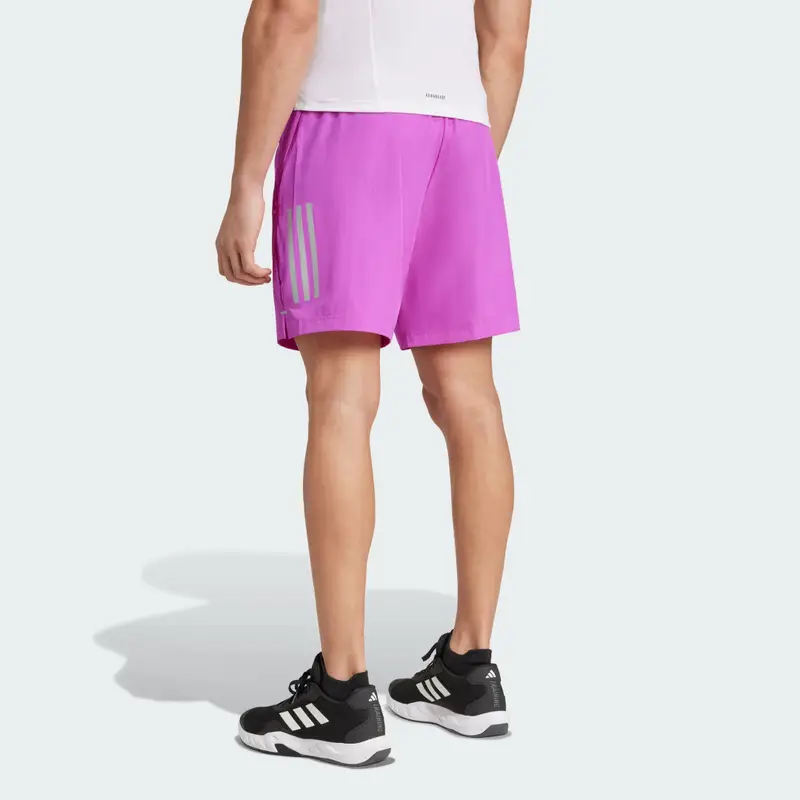 Short da allenamento Gym+ 3-Stripes Woven Purple Burst miniatura 2