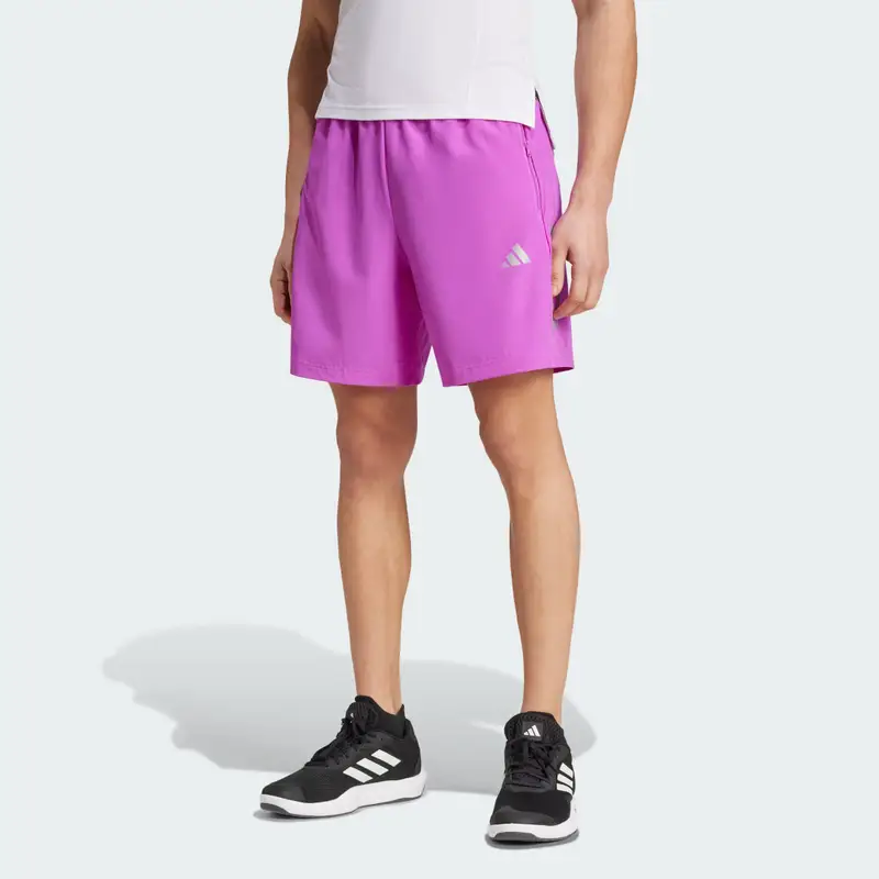 Short da allenamento Gym+ 3-Stripes Woven Purple Burst