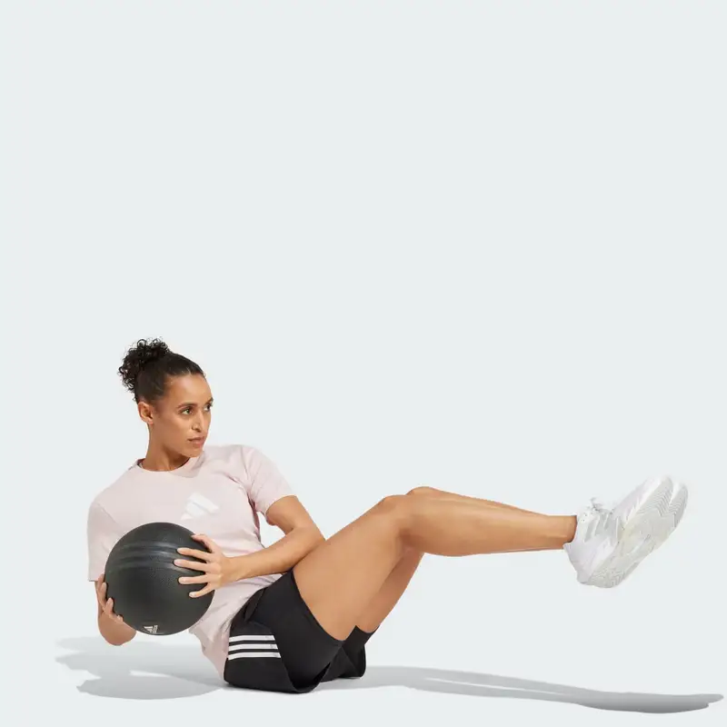 Short da allenamento Pacer 3-Stripes Woven Black miniatura 3