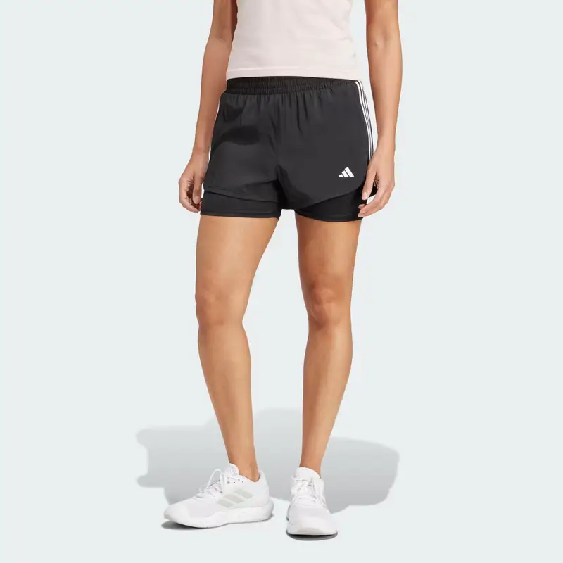Short da allenamento Pacer 3-Stripes Woven Black