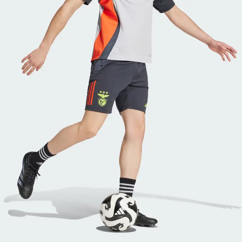 Short da allenamento Tiro 24 Competition Benfica Night Grey miniatura 3