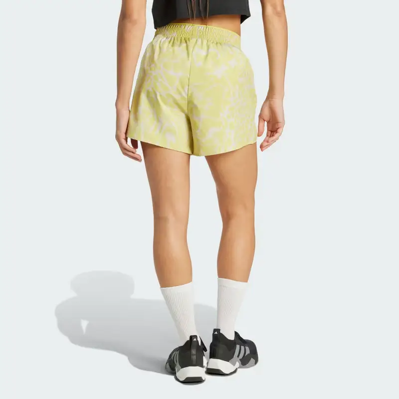 Short da allenamento Train Essentials Allover Print Beige miniatura 2