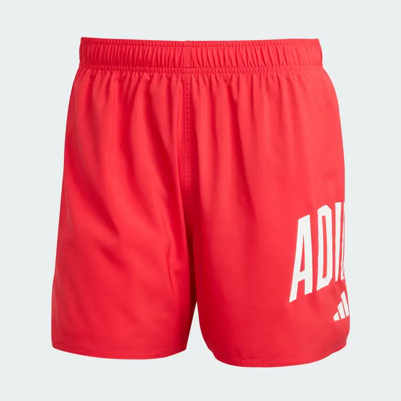 Short da bagno adidas Logo 5 Inch Pure Ruby miniatura 4