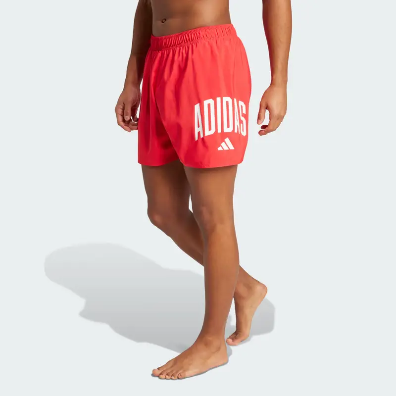 Short da bagno adidas Logo 5 Inch Pure Ruby