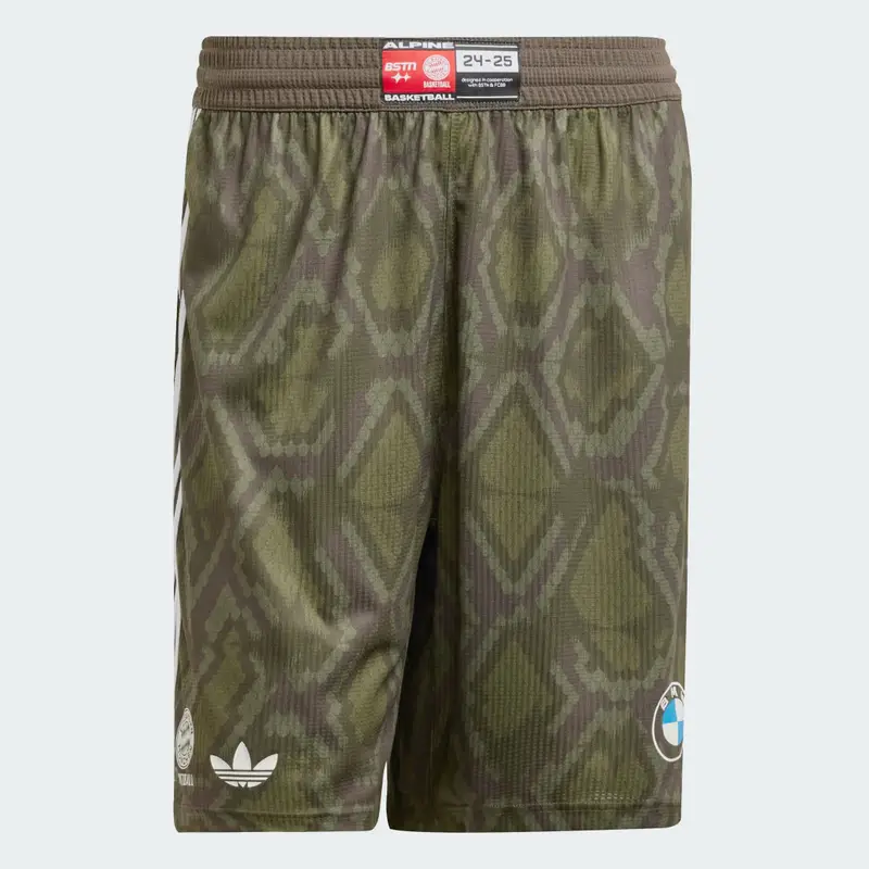 Short da basket Garden Pack FC Bayern MÃ¼nchen Basketball Shadow Olive miniatura 4